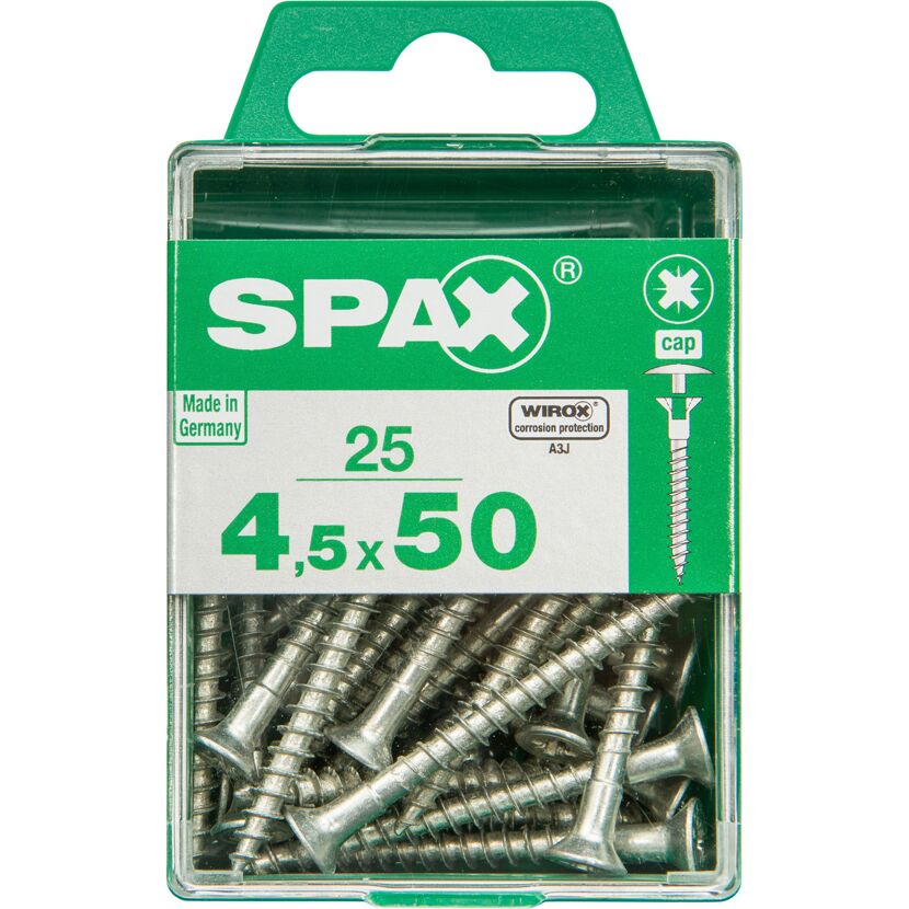 Universalschraube 4,5 x 50 mm silber 25 Stück