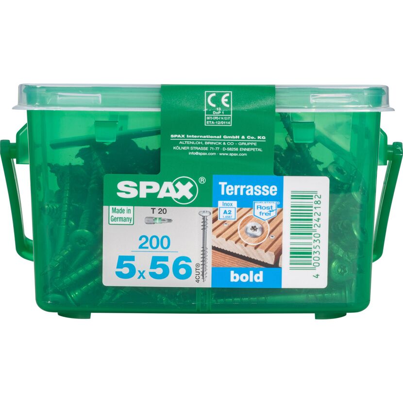 Terrassenschraube 5 x 56 mm 200 Stück
