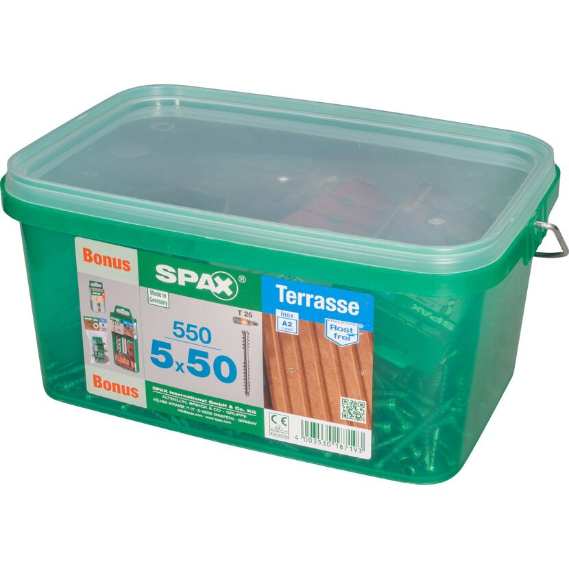 Terrassenschraube 5 x 50 mm 550 Stück