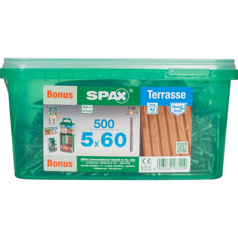 Terrassenschraube 5 x 60 mm 500 Stück
