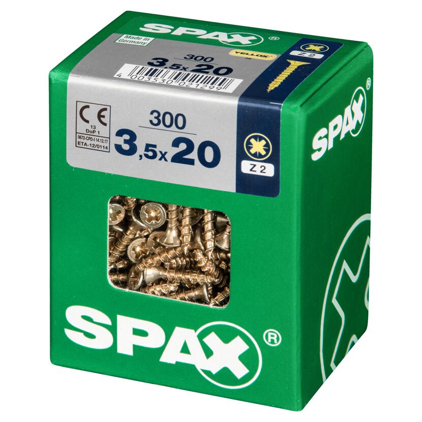 Senkkopfschrauben PZ2 Ø 3,5 x 20 mm 300 Stück