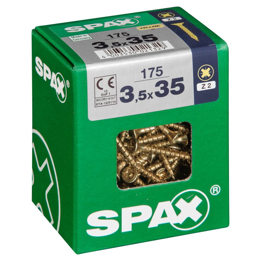 Senkkopfschrauben PZ2 Ø 3,5 x 35 mm 175 Stück