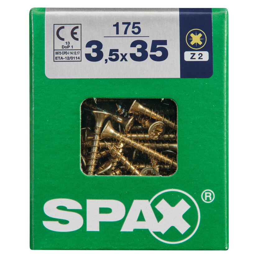 Senkkopfschrauben PZ2 Ø 3,5 x 35 mm 175 Stück