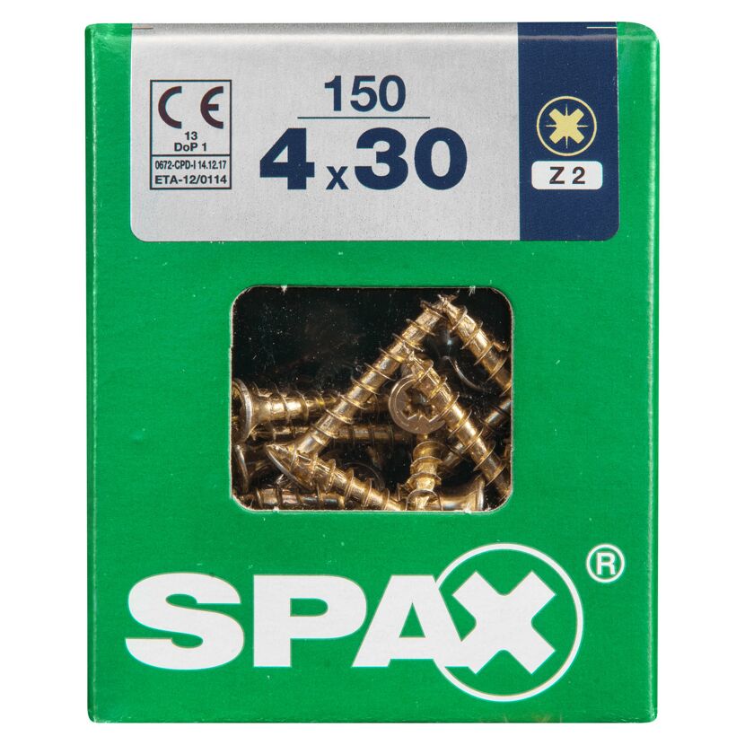 Senkkopfschrauben PZ2 Ø 4 x 30 mm 150 Stück
