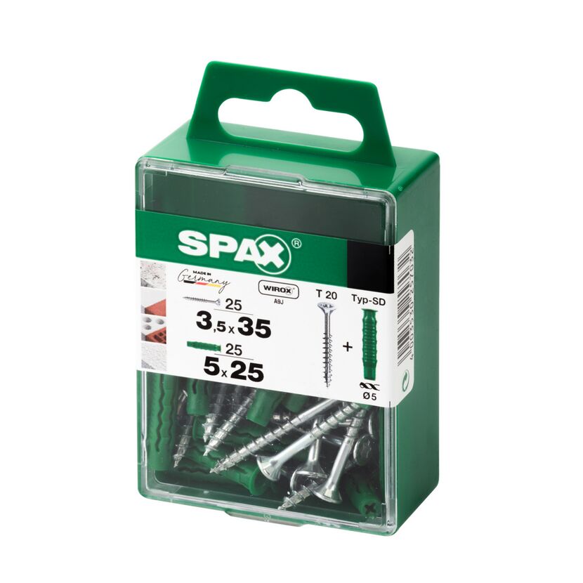SPAX Dübel mit Schraube Typ-SD 5x25 3,5x35