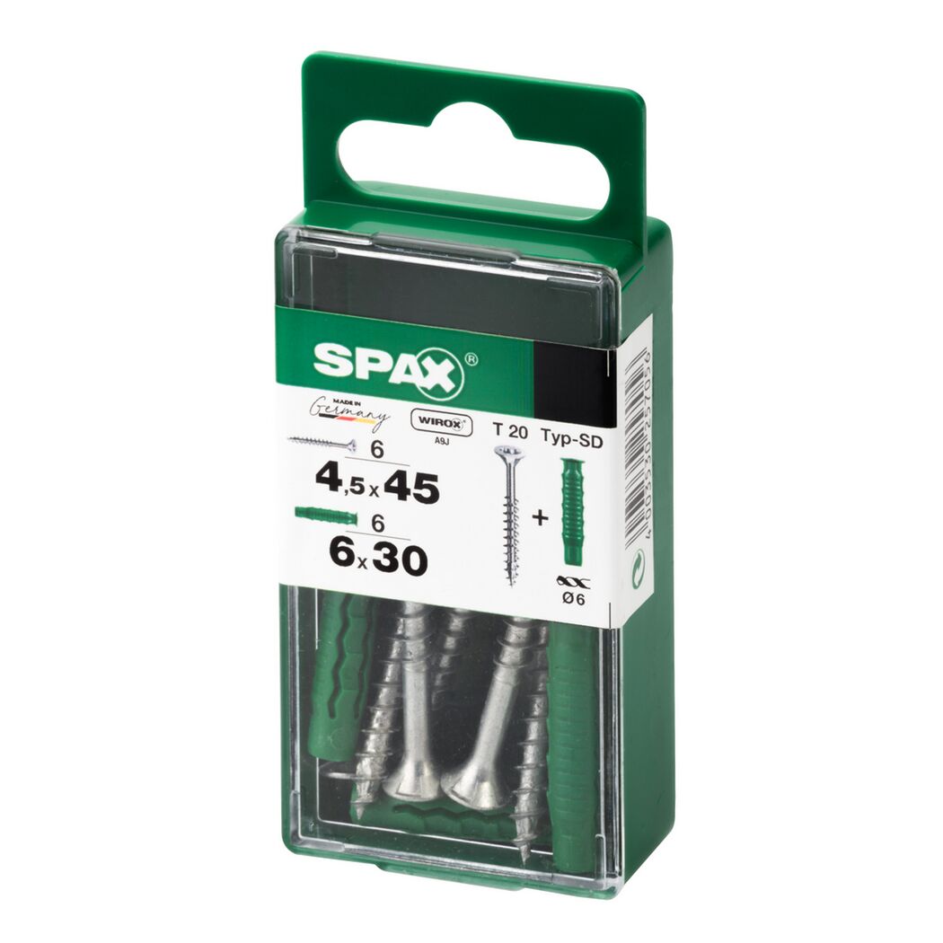 SPAX Schrauben Typ-SD 4,5x45 und 6x30 mm