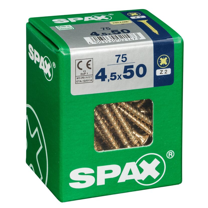 Senkkopfschrauben Ø 4,5 x 50 mm 75 Stück
