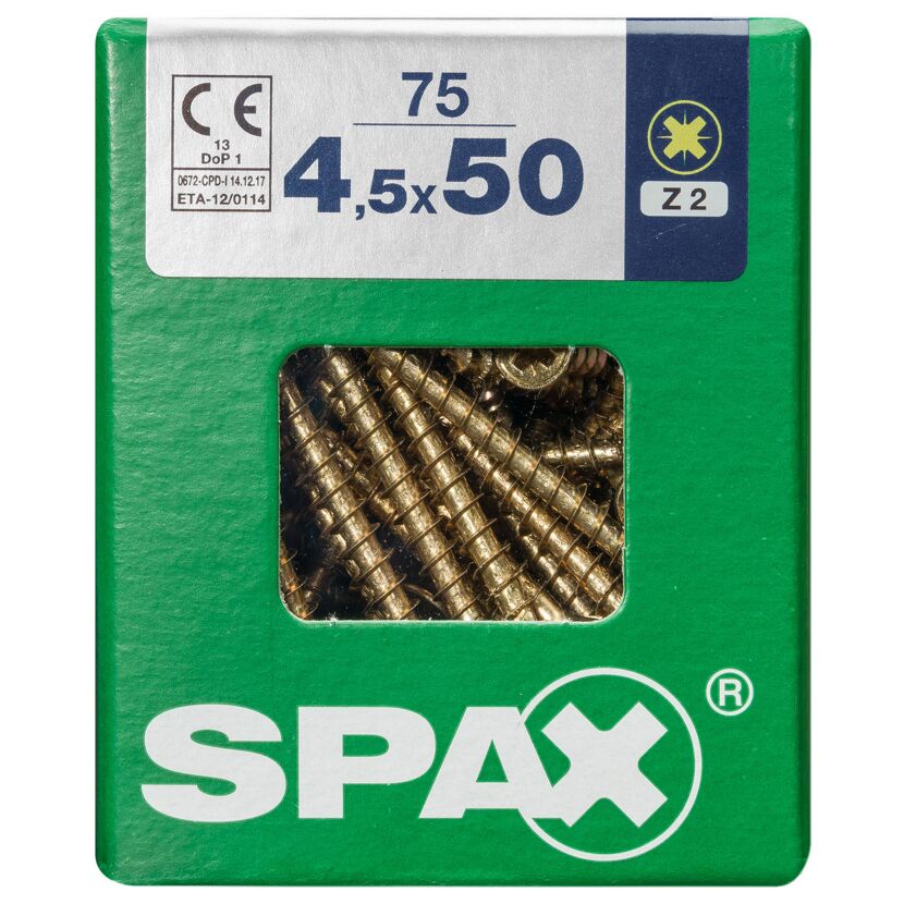 Senkkopfschrauben Ø 4,5 x 50 mm 75 Stück