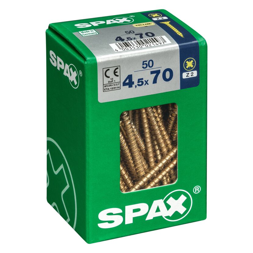 Senkkopfschrauben Ø 4,5 x 70 mm 50 Stück