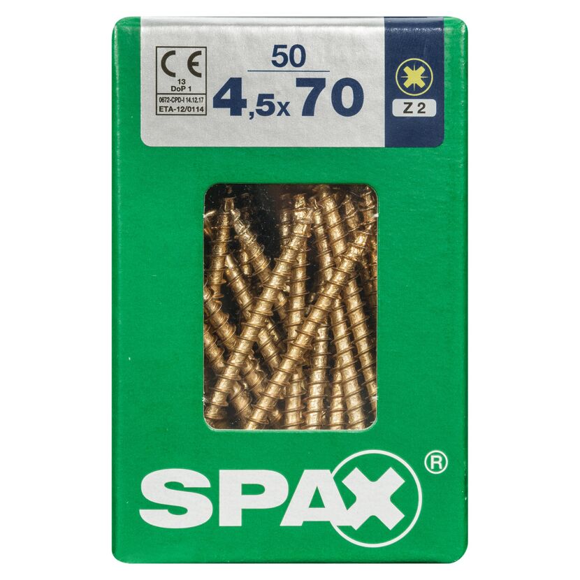 Senkkopfschrauben Ø 4,5 x 70 mm 50 Stück