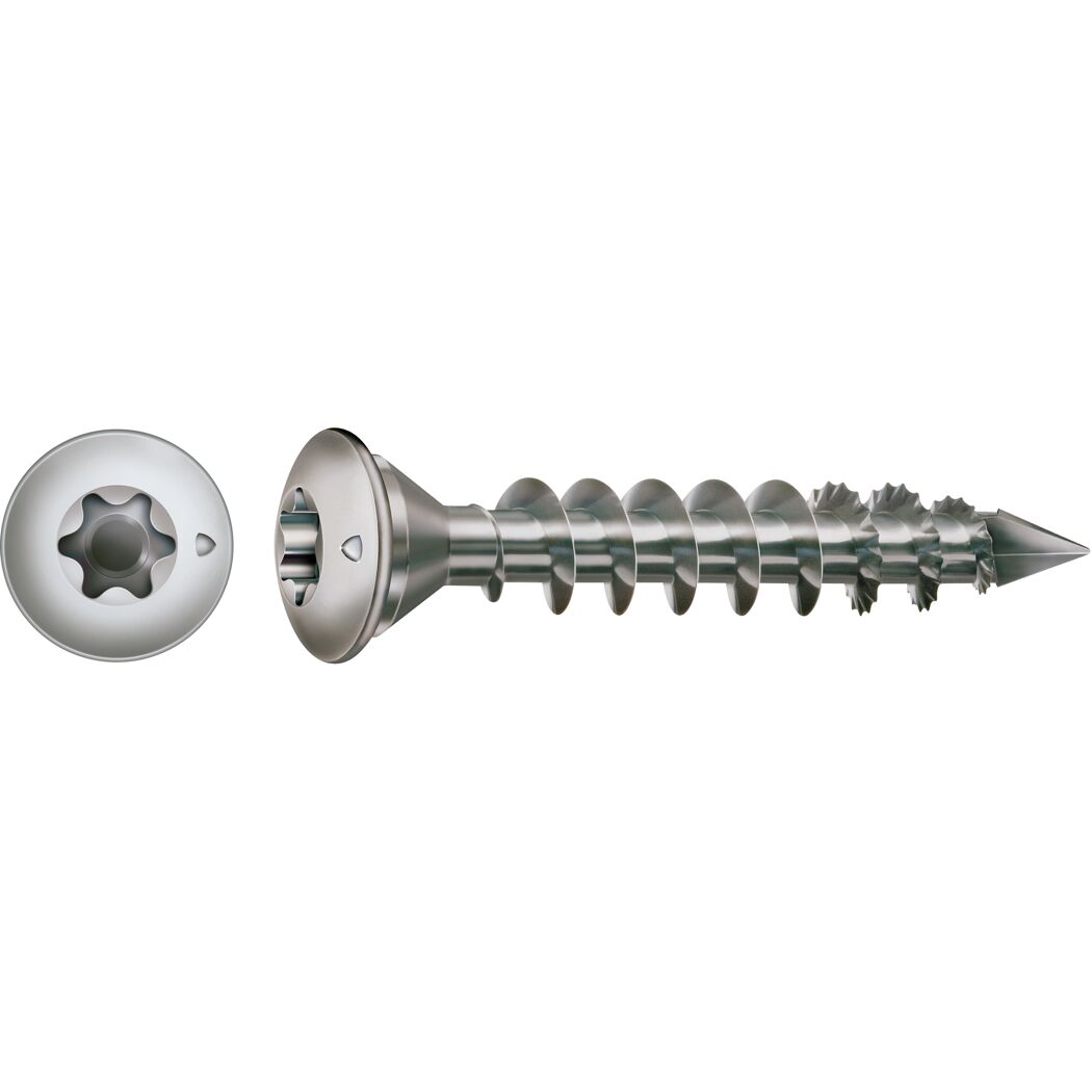 Pfostenschrauben T-Star rostfrei Ø 8 x 50 mm 25 Stück