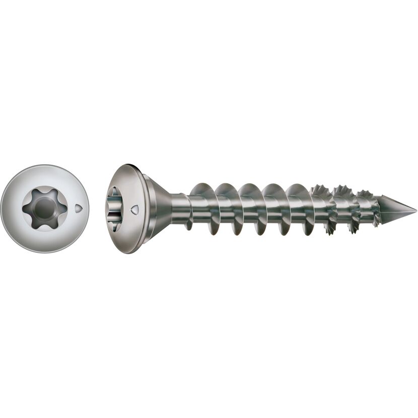 Pfostenschrauben T-Star rostfrei Ø 8 x 50 mm 25 Stück