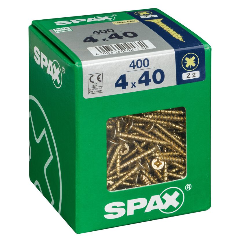 Senkkopfschrauben PZ2 Ø 4 x 40 mm 400 Stück