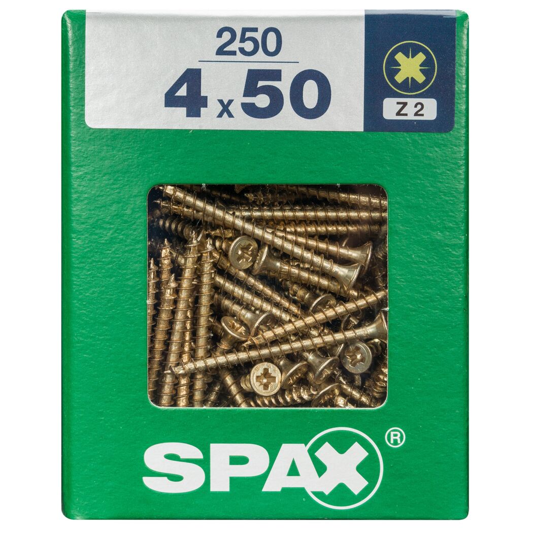 Senkkopfschrauben PZ2 Ø 4 x 50 mm 250 Stück