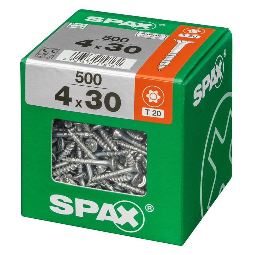 Senkkopfschrauben 'T-Star Plus' Ø 4 x 30 mm 500 Stück