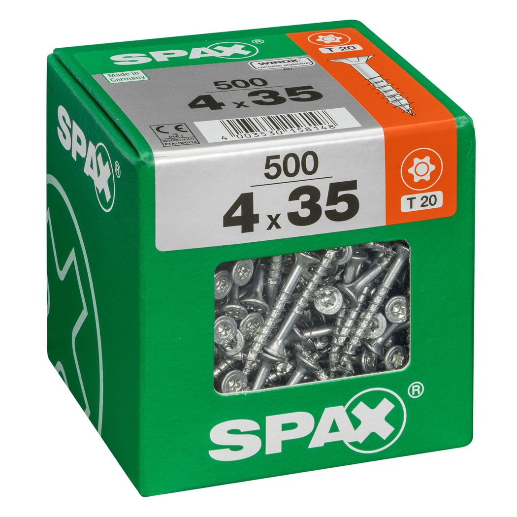 Senkkopfschrauben 'T-Star Plus' Ø 4 x 35 mm 500 Stück