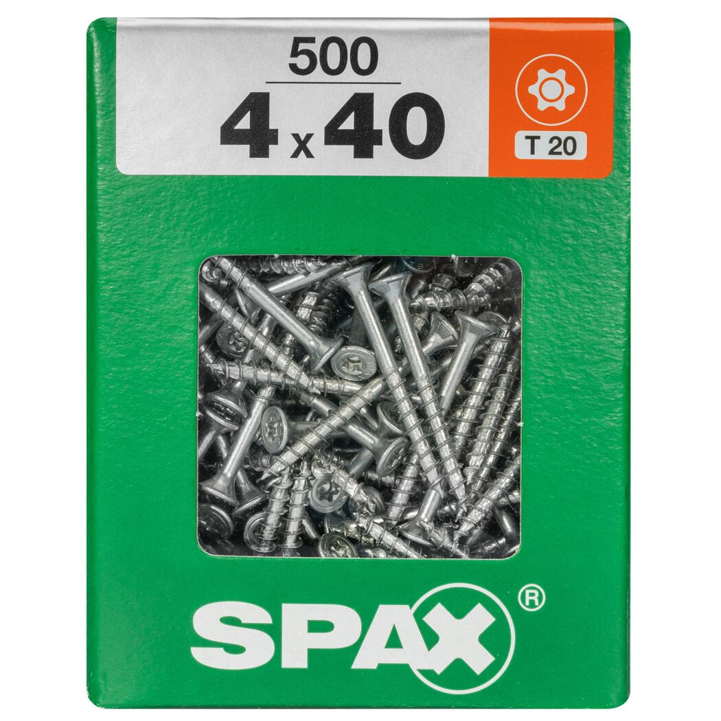 Senkkopfschrauben T20 Ø 4 x 40 mm 500 Stück