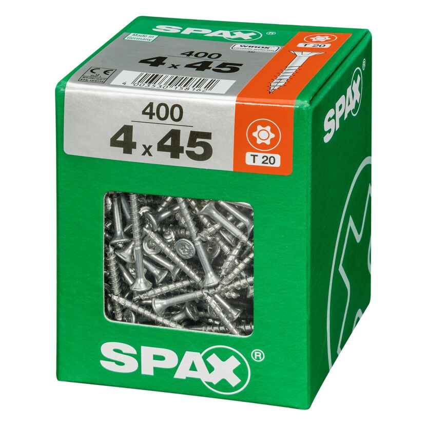 Senkkopfschrauben 'T-Star Plus' Ø 4 x 45 mm 400 Stück