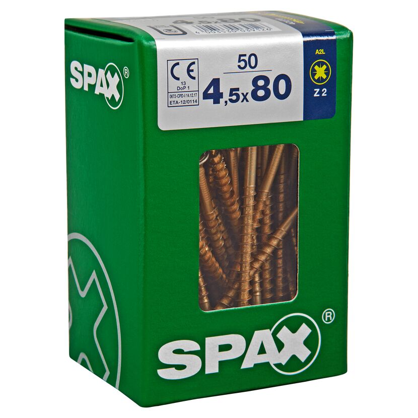 Senkkopfschrauben Ø 4,5 x 80 mm 50 Stück