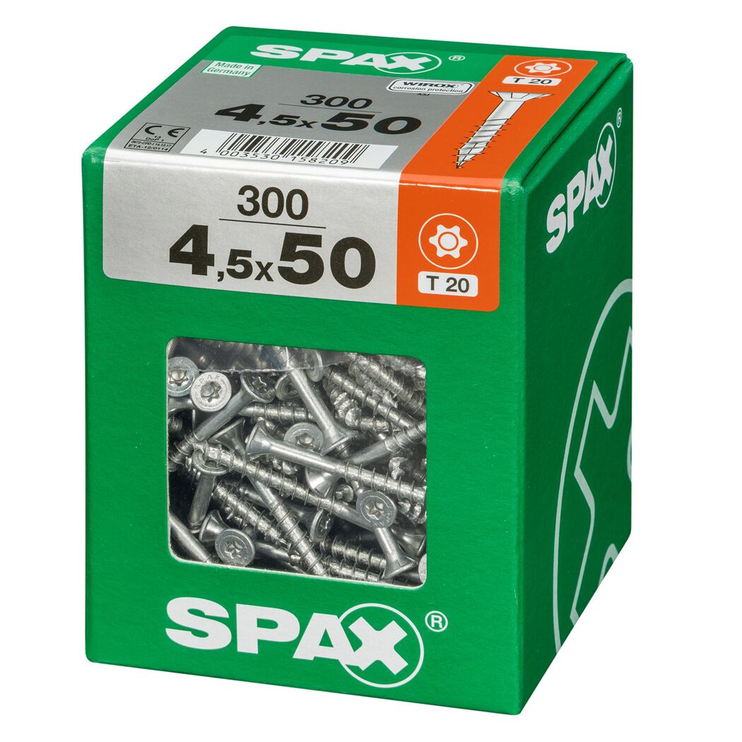 Senkkopfschrauben 'T-Star Plus' Ø 4,5 x 50 mm 300 Stück