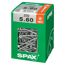 Senkkopfschrauben 'T-Star Plus' Ø 5 x 60 mm 250 Stück