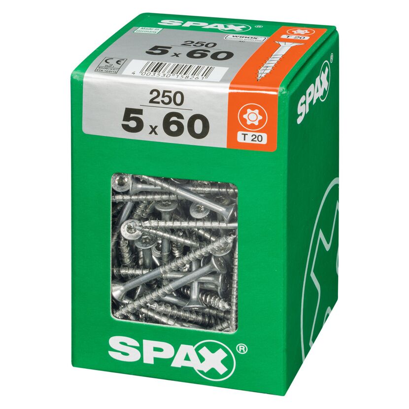Senkkopfschrauben 'T-Star Plus' Ø 5 x 60 mm 250 Stück