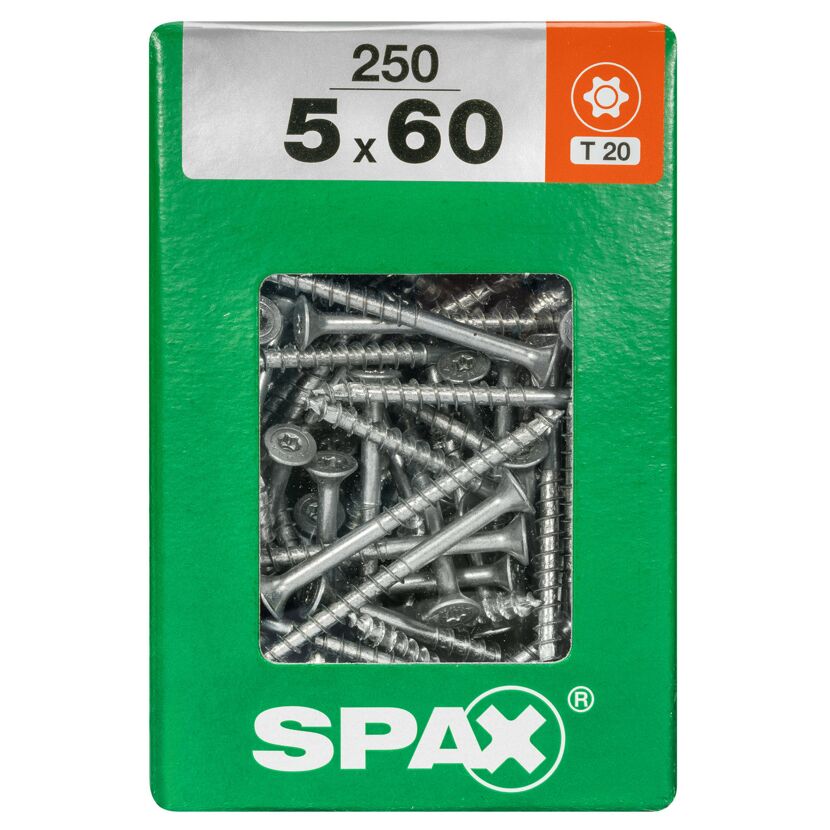 Senkkopfschrauben 'T-Star Plus' Ø 5 x 60 mm 250 Stück