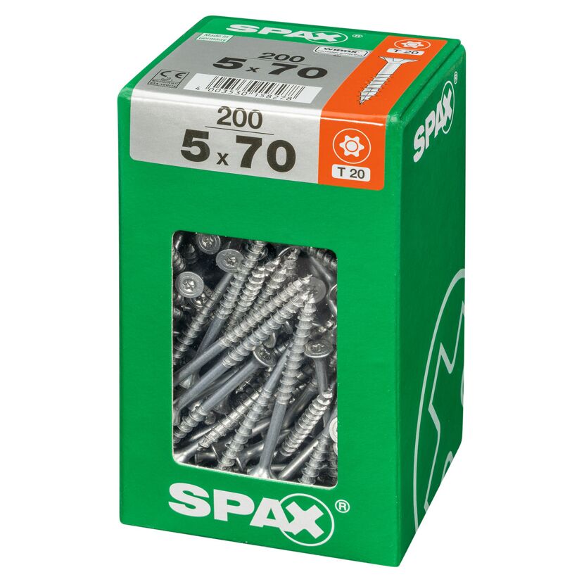 Senkkopfschrauben 'T-Star Plus' Ø 5 x 70 mm 200 Stück