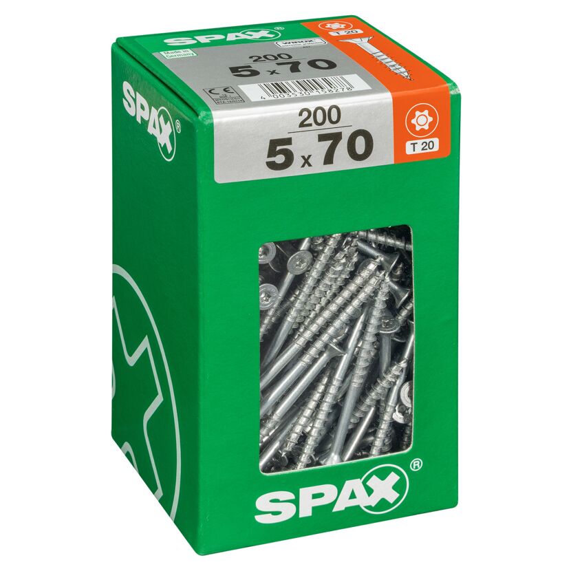 Senkkopfschrauben 'T-Star Plus' Ø 5 x 70 mm 200 Stück