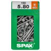 Senkkopfschrauben 'T-Star Plus' Ø 5 x 80 mm 150 Stück