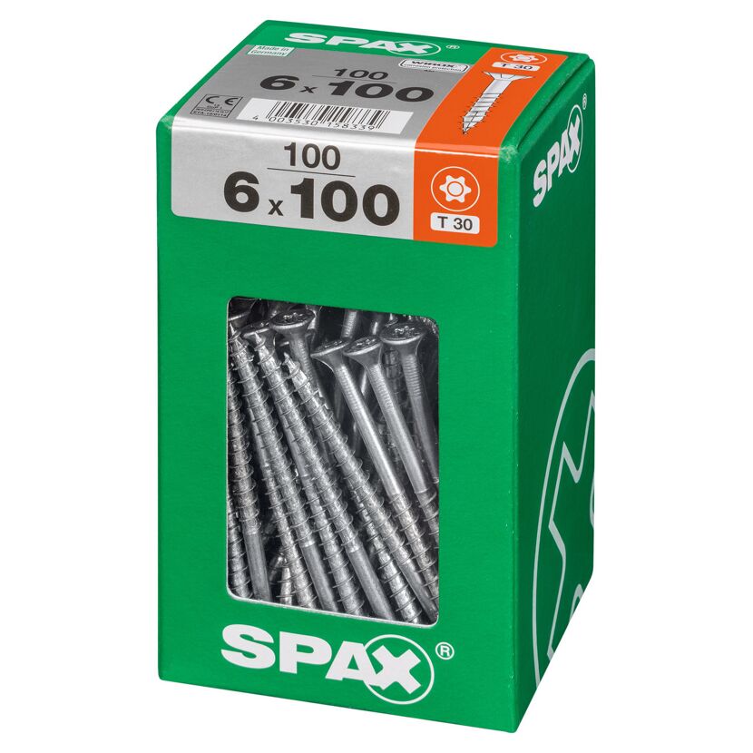 Senkkopfschrauben 'T-Star Plus' Ø 6 x 100 mm 100 Stk.