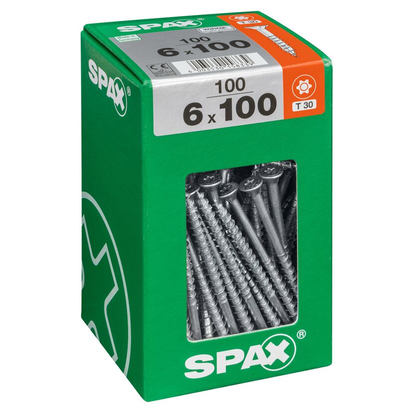 Senkkopfschrauben 'T-Star Plus' Ø 6 x 100 mm 100 Stk.