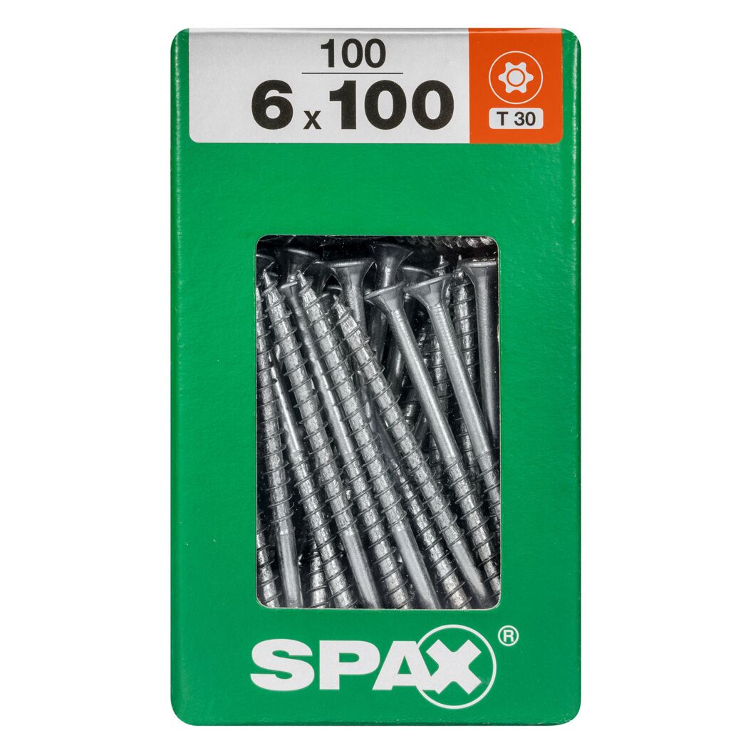 Senkkopfschrauben 'T-Star Plus' Ø 6 x 100 mm 100 Stk.