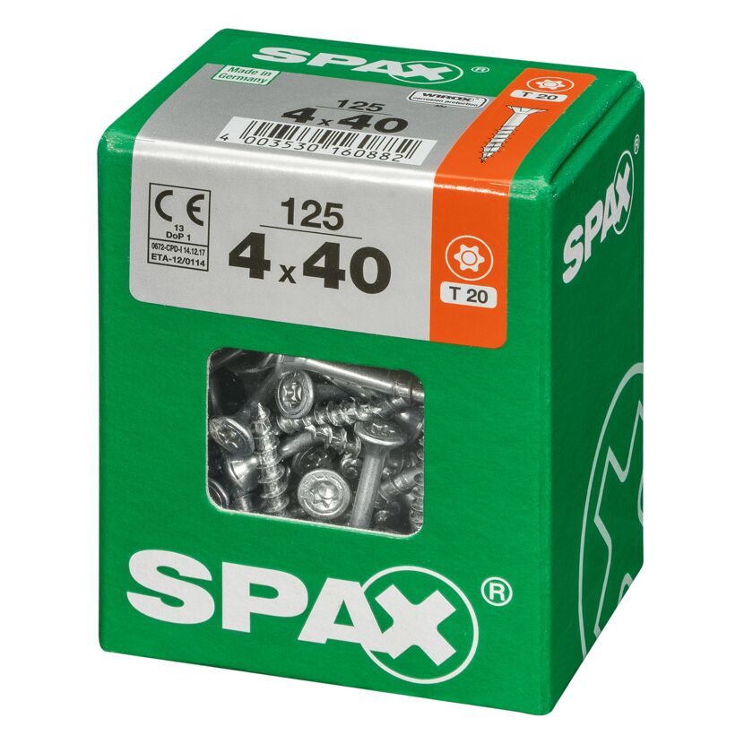 Senkkopfschrauben 'T-Star Plus' Ø 4 x 40 mm 125 Stück