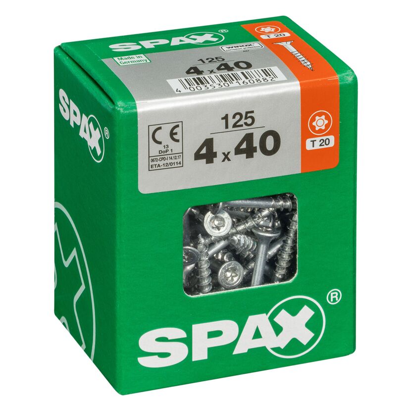 Senkkopfschrauben 'T-Star Plus' Ø 4 x 40 mm 125 Stück