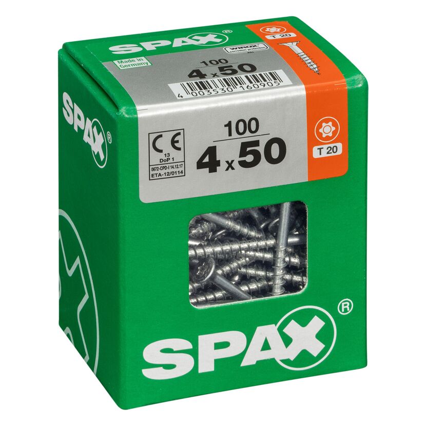 Senkkopfschrauben 'T-Star Plus' Ø 4 x 50 mm 100 Stück