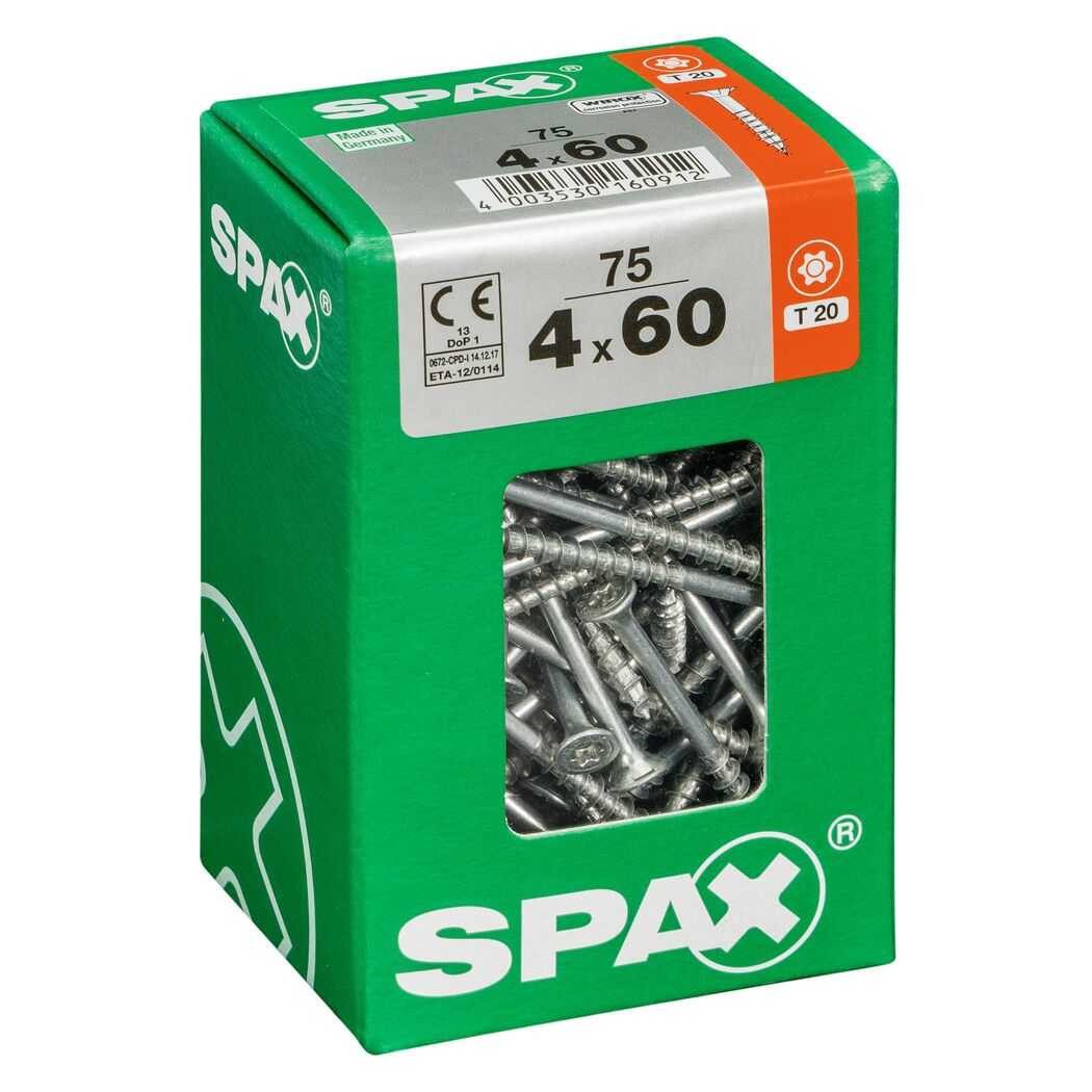 Senkkopfschrauben 'T-Star Plus' Ø 4 x 60 mm 75 Stück