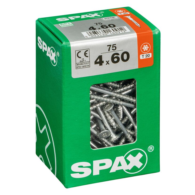 Senkkopfschrauben 'T-Star Plus' Ø 4 x 60 mm 75 Stück