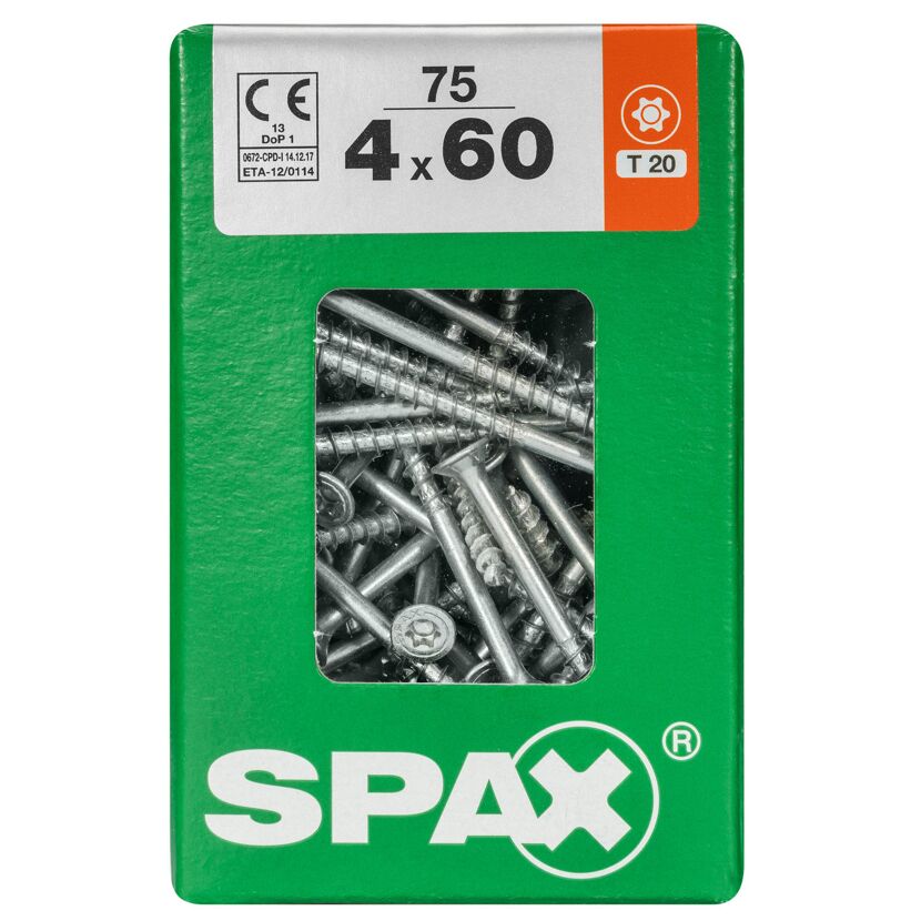 Senkkopfschrauben 'T-Star Plus' Ø 4 x 60 mm 75 Stück