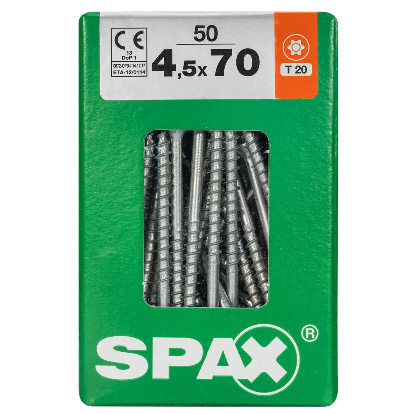 Senkkopfschrauben 'T-Star Plus' Ø 4,5 x 70 mm 50 Stück