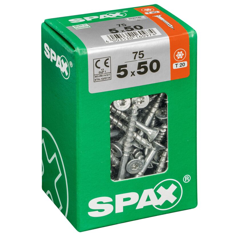 Senkkopfschrauben 'T-Star Plus' Ø 5 x 50 mm 75 Stück