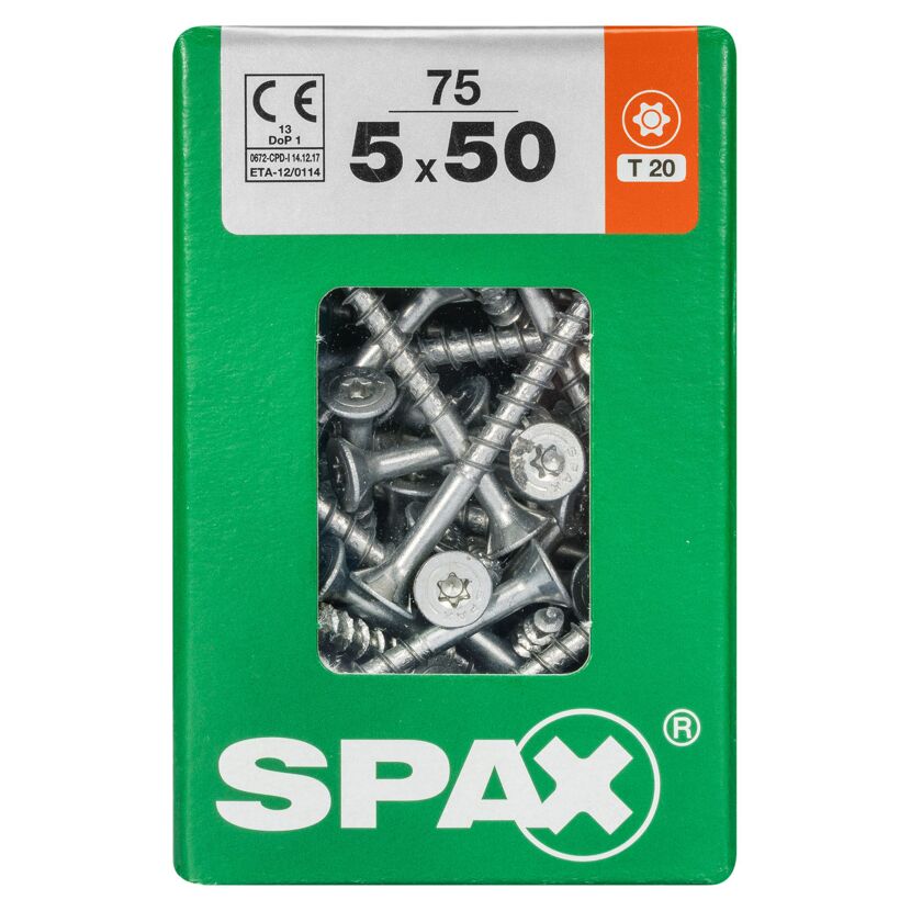 Senkkopfschrauben 'T-Star Plus' Ø 5 x 50 mm 75 Stück