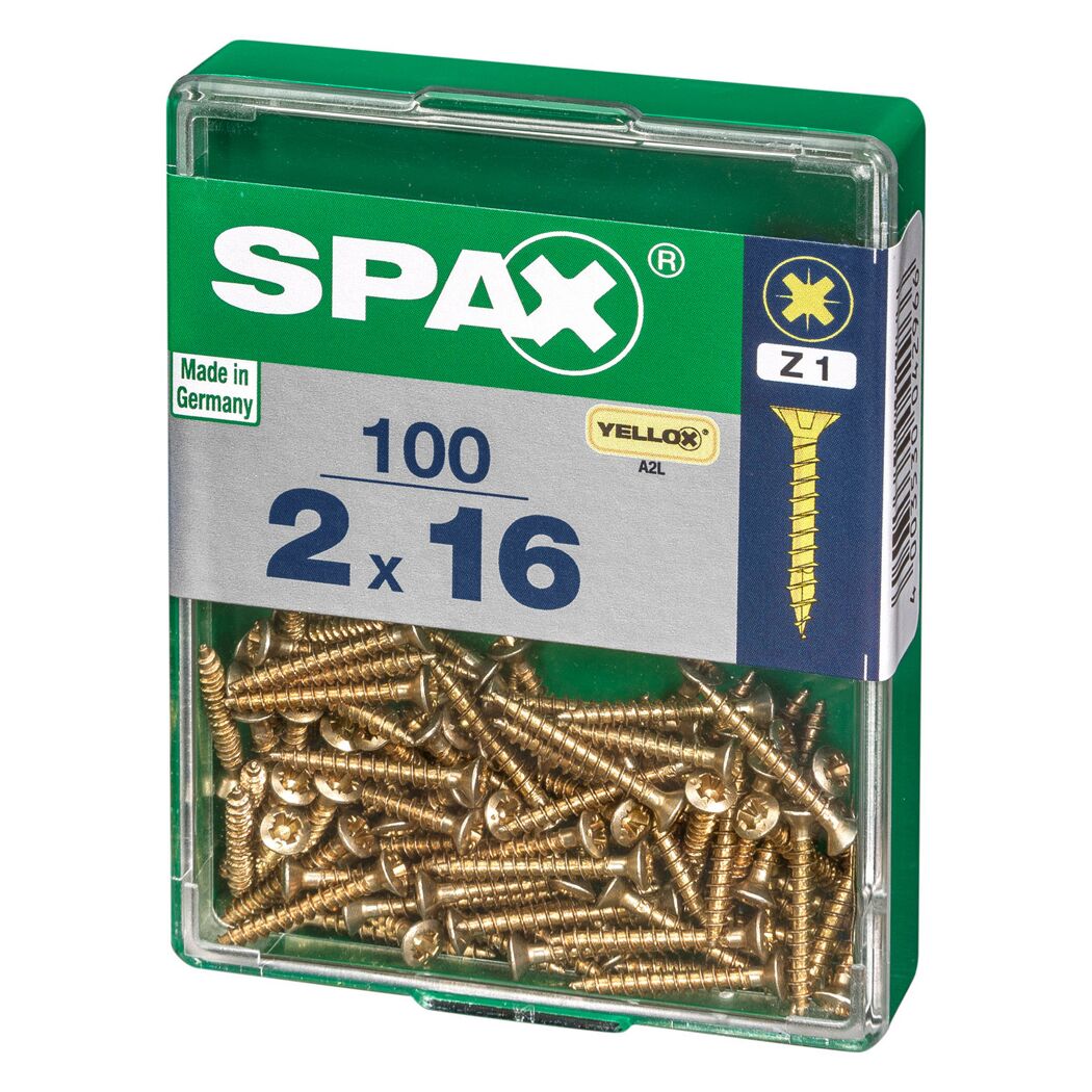 Senkkopfschraube Ø 2 x 16 mm 100 Stück