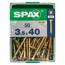 Senkkopfschrauben PZ2 Ø 3,5 x 40 mm 50 Stück