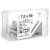 Pfostenschrauben Ø 7,0 x 40 mm C1 12 Stück