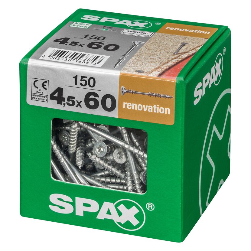 Verlegeschrauben Ø 4,5 x 60 mm 150 Stück