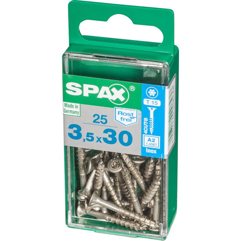 Senkkopfschrauben T-Star Ø 3,5 mm 25 Stück 30 mm