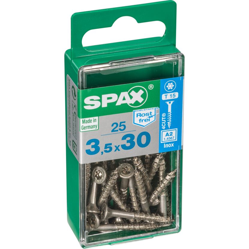 Senkkopfschrauben T-Star Ø 3,5 mm 25 Stück 30 mm