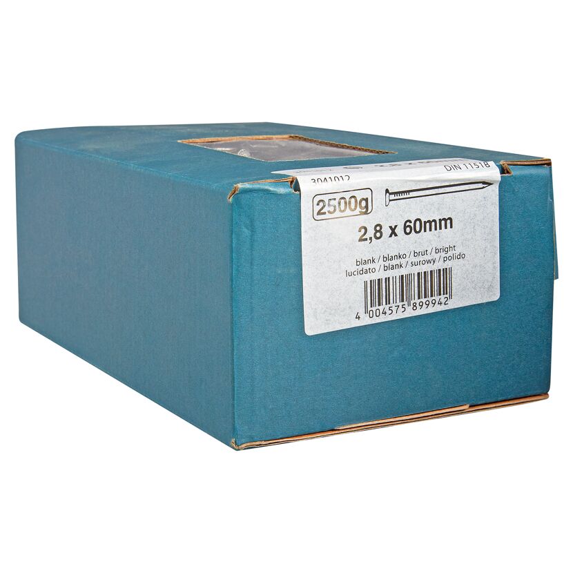 Drahtstifte Senkkopf Ø 0,28 x 6 cm 2,5 kg