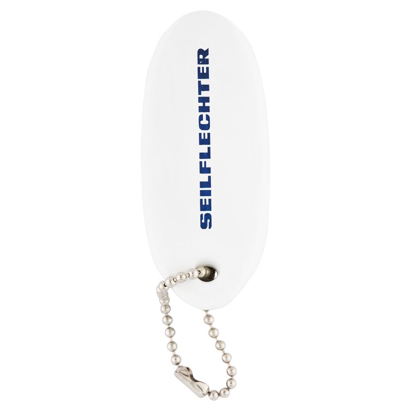 Schlüsselanhänger schwimmend weiß